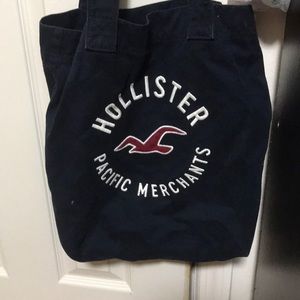 Hollister Navy Blue Tote bag